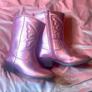 Pre-Loved Butterfy Cowgirl Boots from Old Navy, Size 4